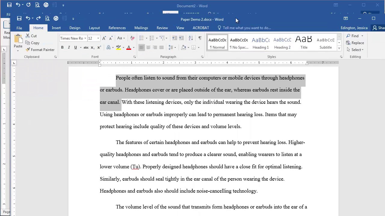 insert a line in microsoft word for mac